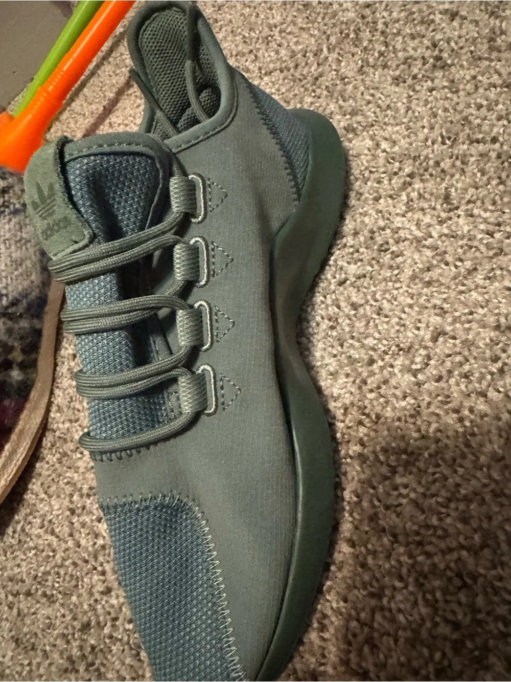 adidas Originals Tubular Shadow J Men's Olive Green Sneakers